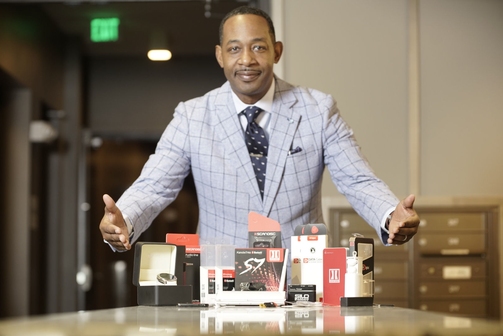 Dr. Lael A. Alexander with products